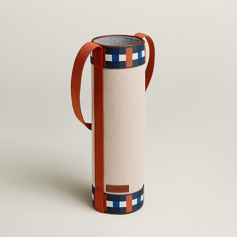 ボトルホルダー 《森の空き地にて》 PM - ブルー | Hermès - エルメス